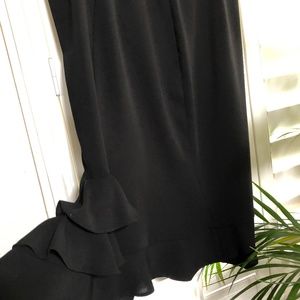 Black Flirty ruffle skirt.